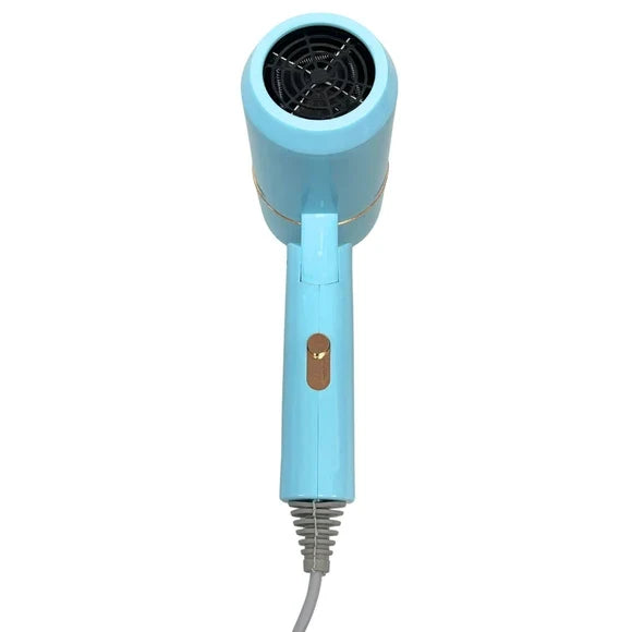 BLISS 1200W Professional Hair Dryer with Concentrator Nozzle – Lightweight Styling Dryer (Blue, Pink)