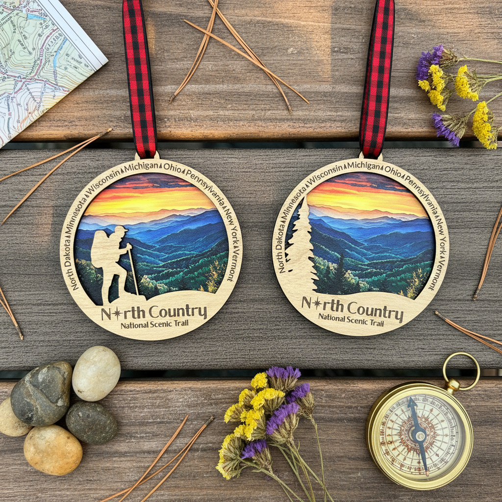 North Country Trail Mountain View Ornament