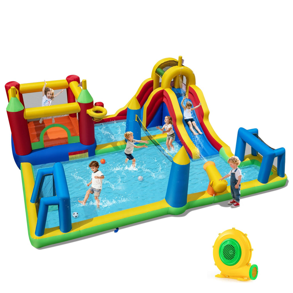Inflatable Water Slide Bounce House 9-in