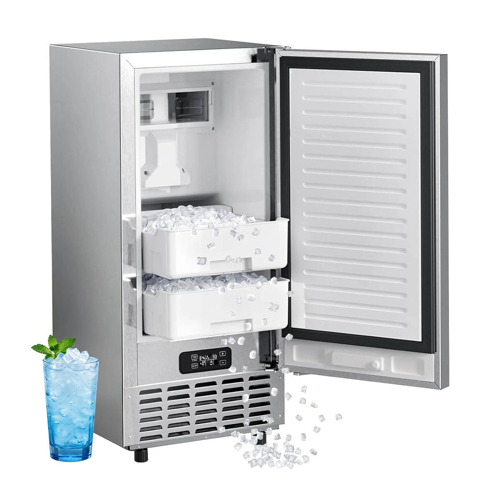 Kismile Commercial Under Counter Built-in Nugget Ice Maker Z5830N