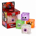 Halloween Squishy Jelly Cube 2-Pack Mystery Set – Glitter-Filled Slow-Rising Stress Relief Fidget Cubes | 4 Spooky Designs | 1.5" | Party Favors & Gifts