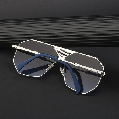 Vintage Hollow Out Metal Sunglasses For Men