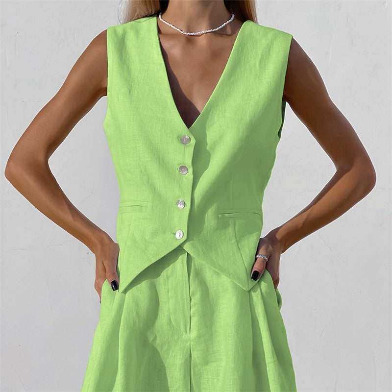 Slim Fit Women's Cotton Pajama Set with Soft and Comfortable Fabric