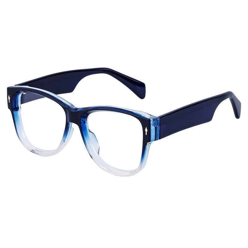 Fashion Acetate Cat Eye Clear Lens Glasses