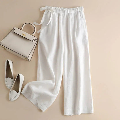 Sure! Here is an optimized title for your clothing product in English:

"Chic High-Waisted Wide-Leg Cro