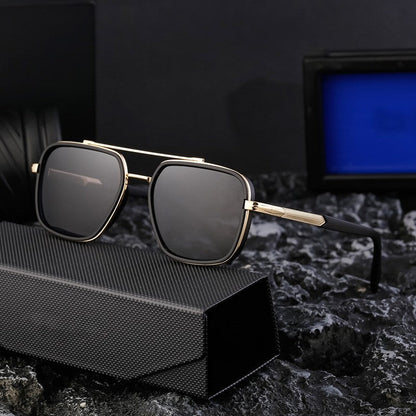 Fashion Square Full Frame UV400 UV Protection Outdoor Eyewear Sunglasses