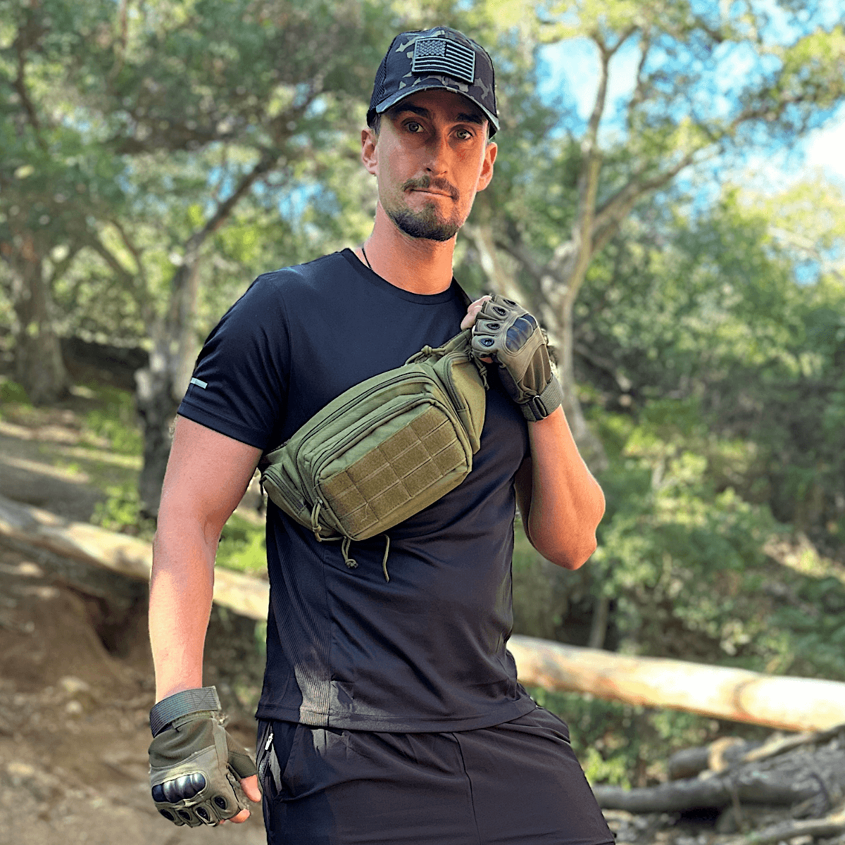 JupiterGear Military-Style Tactical Patch Hat with Adjustable Strap | Breathable & Unisex
