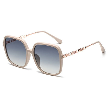 UV400 Sun Protection Fashion Square Frame Outdoor Polarized Sunglasses