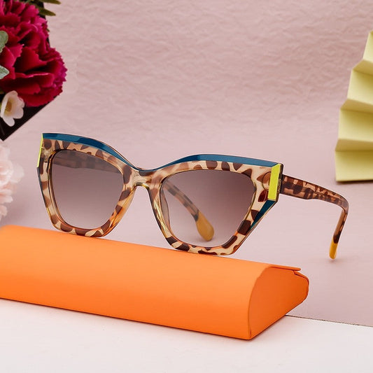 Fashion Eye Cat Full Frame Outdoor UV400 Sun Protection Eyewear Sunglasses