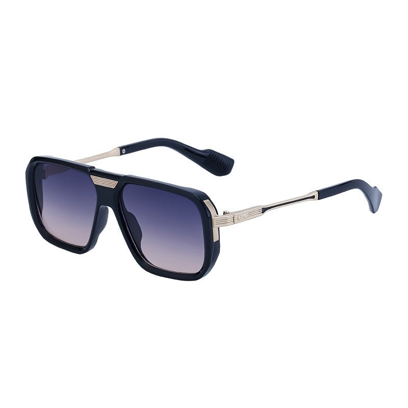 UV400 Sun Protection Retro Square Frame Outdoor Driving Eyewear Sunglasses
