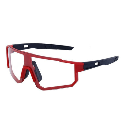 One-Piece Color-Changing Outdoor Sports Windproof Sunglasses