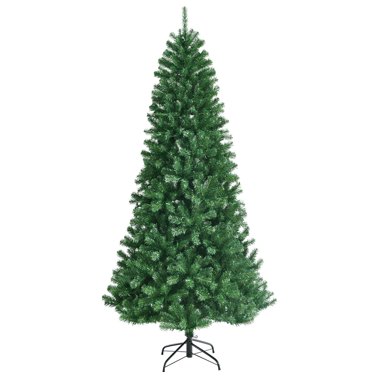 Artificial Hinged Christmas Tree with Remote-controlled Color-changing LED Lights