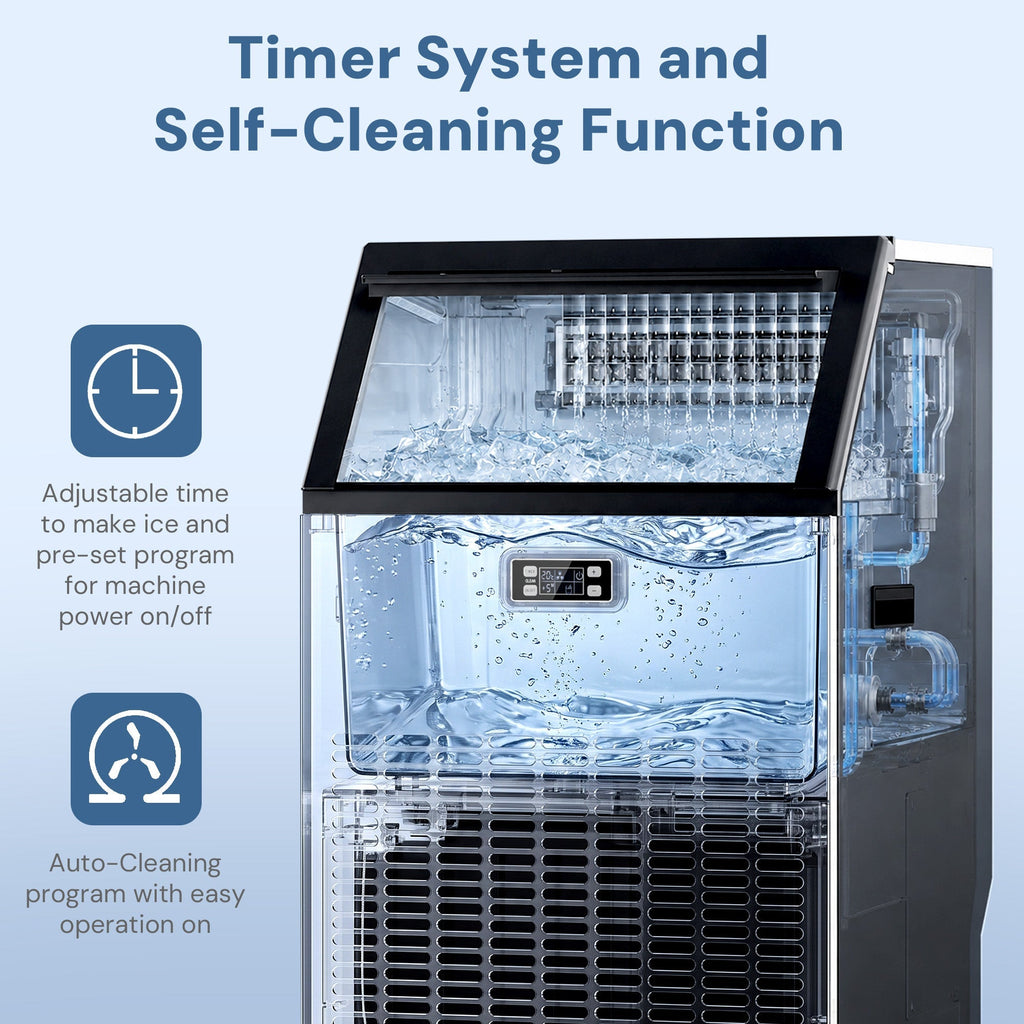 265LBS Freestanding Commercial Ice Maker