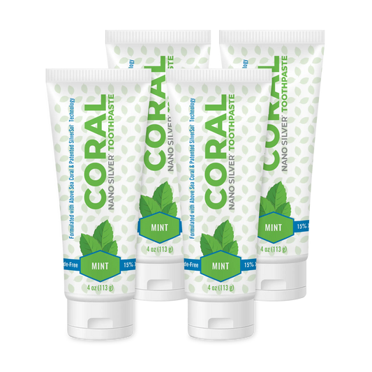 Nano Silver Mint Toothpaste 4 Pack