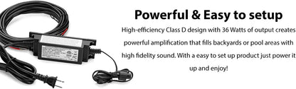 SoundPro Dual Bluetooth Outdoor Weatherproof Rock Landscape Speakers