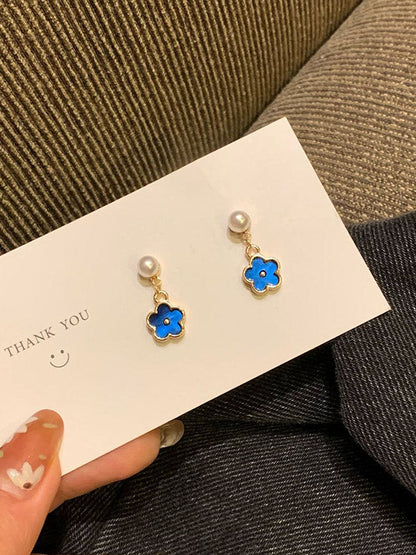 Vintage Geometry Flower Shape Earrings Accessories