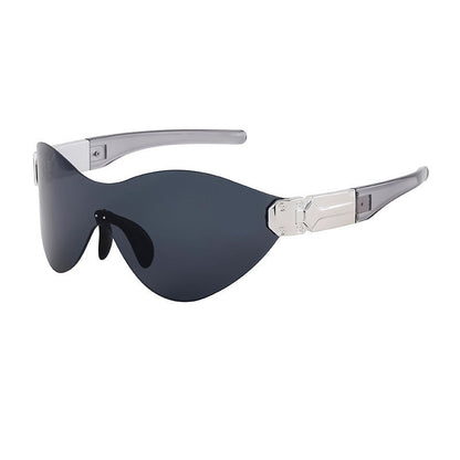 Fashion Frameless Sports Riding UV400 Sun Protection Outdoor Eyewear Sunglasses