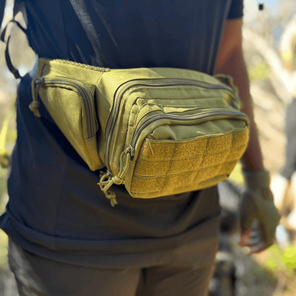 JupiterGear Tactical Military Fanny Pack Waist Bag & MOLLE EDC Pouch For Outdoor Activities