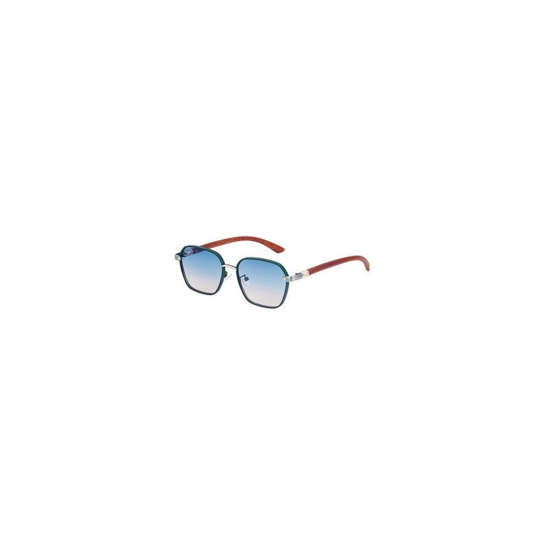 Retro Wood Grain Leg Outdoor Sunglasses