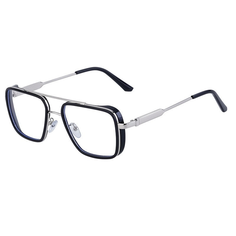 Retro Fashion Men's Sunscreen Box Sunglasses