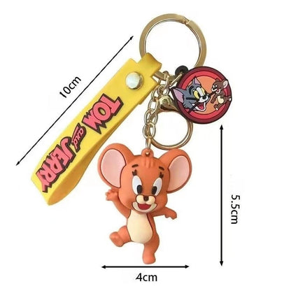 Cute Tom Cat Anime Keychain
