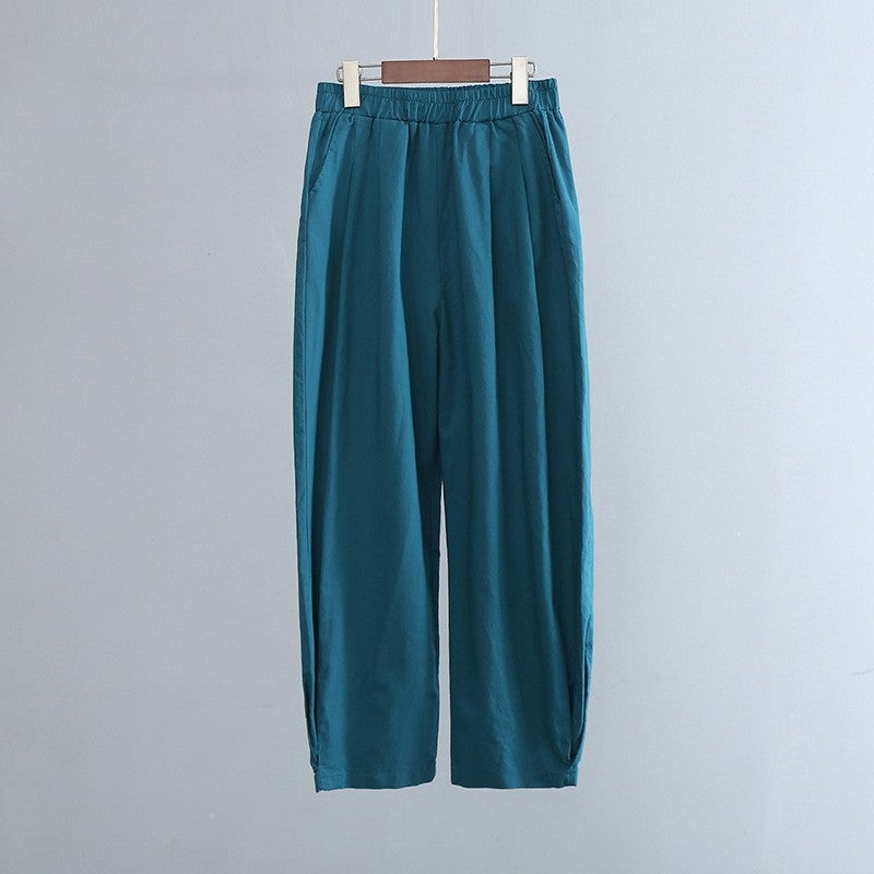 Flowy Nine-Point Lantern Trousers