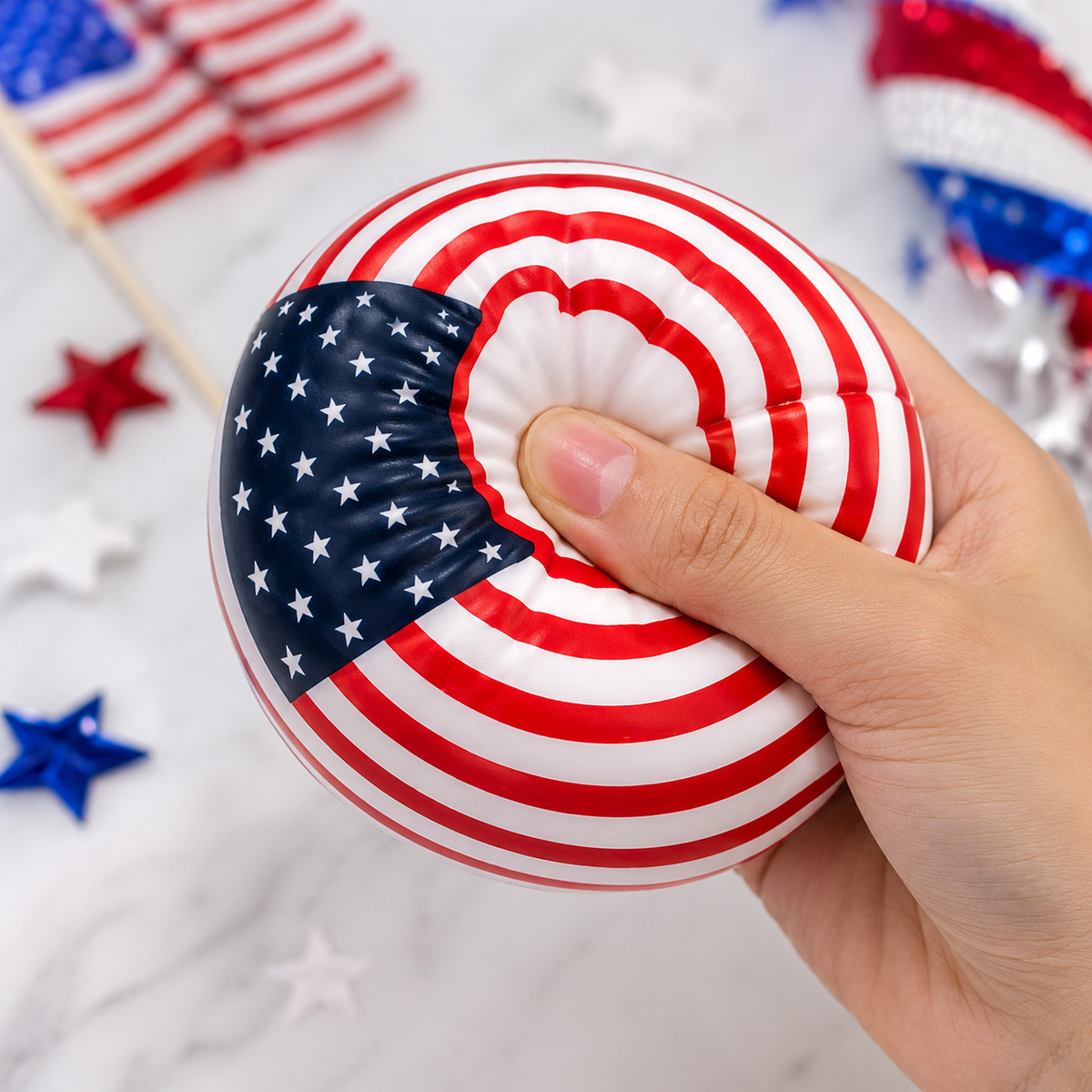 Liberty Dumpling 250 Edition Squishy Toy Mystery 2-Pack – America 250th Anniversary Limited Edition Slow Rising Stress Relief Fidget Toys