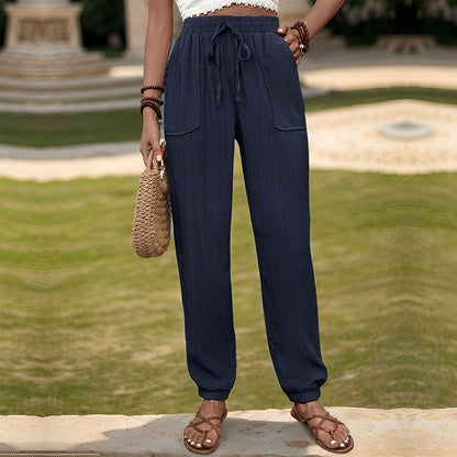 Stylish Slim Fit Solid Color Jeans
