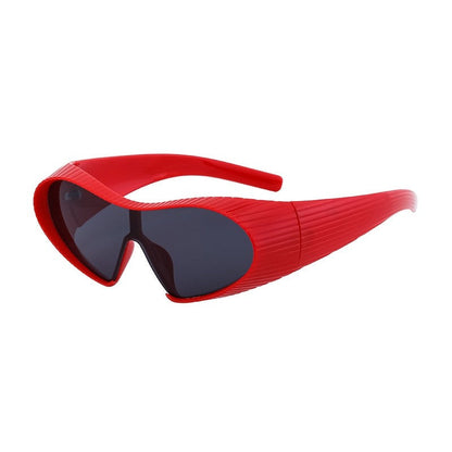 Men's Fashion Sports One Piece Alien Sunglasses