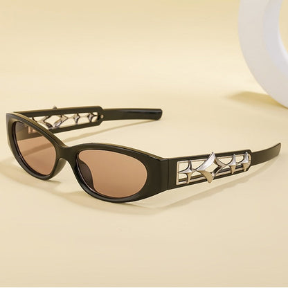 Unisex UV400 Full Oval Frame Outdoor Sport Cycling Eyewear Sunglasses