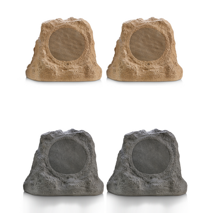 SoundPro Dual Bluetooth Outdoor Weatherproof Rock Landscape Speakers