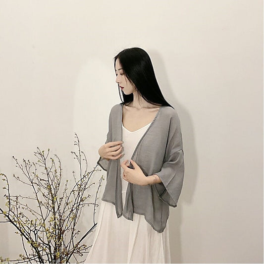Versatile Bamboo Joint Sun Protection Shirt in Solid Color