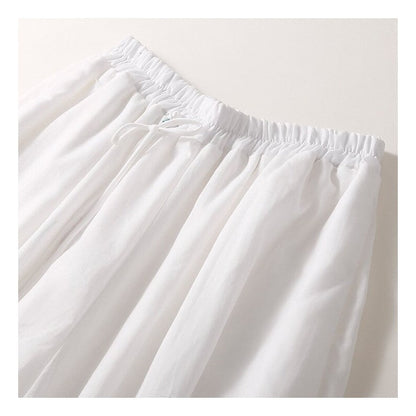 Loose-Fit High-Waisted Wide-Leg Cropped Trousers