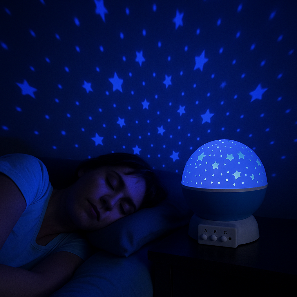 Starlight Projection Rotating Lamp