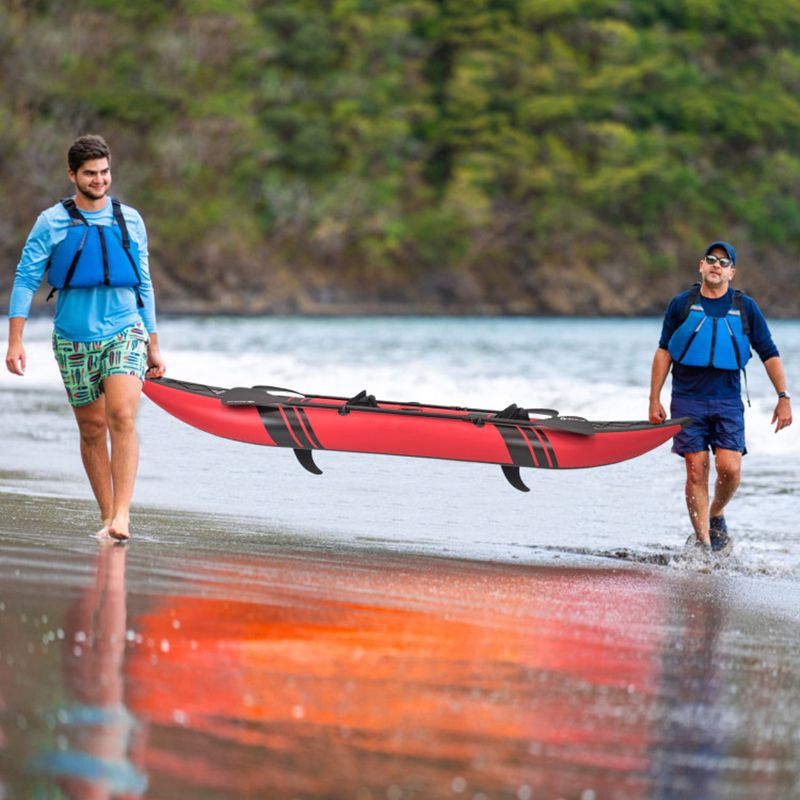 Inflatable 2-person Kayak Set with Aluminium Oars and Repair Kit