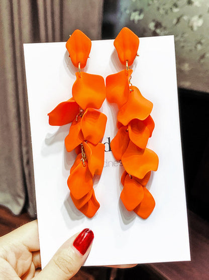 Chic Tasseled Acrylic Earrings