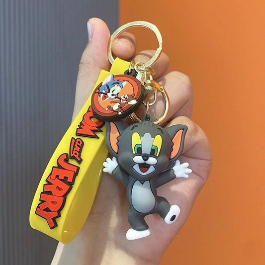 Cute Tom Cat Anime Keychain