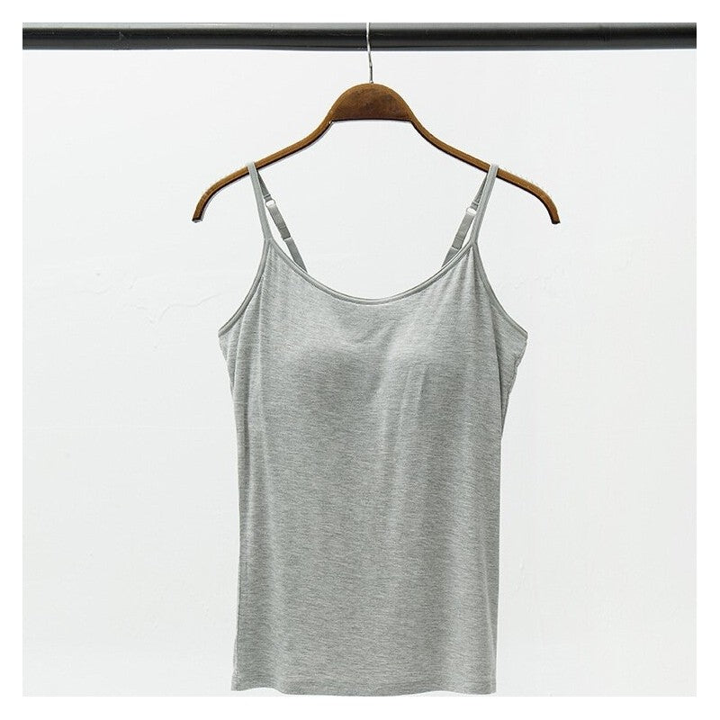 Padded Wireless One-Piece Bra Camisole