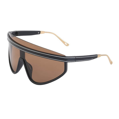 Windproof And Sunscreen Integrated Large Frame Lens Sunglasses