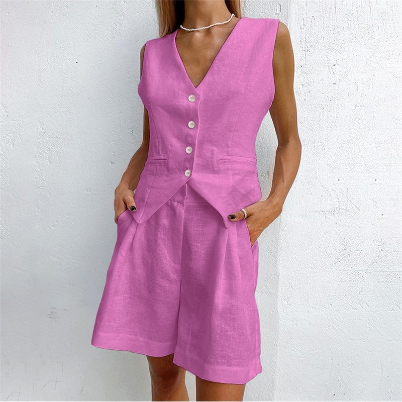 Slim Fit Women's Cotton Pajama Set with Soft and Comfortable Fabric