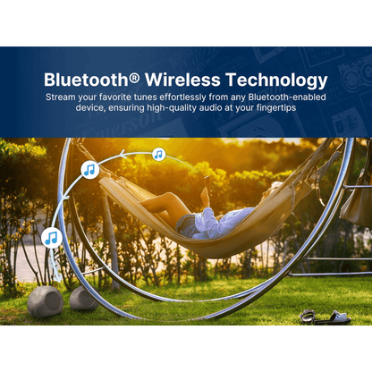 Emerson 1-Pair Mini Pebbles Duo Bluetooth Outdoor Speakers