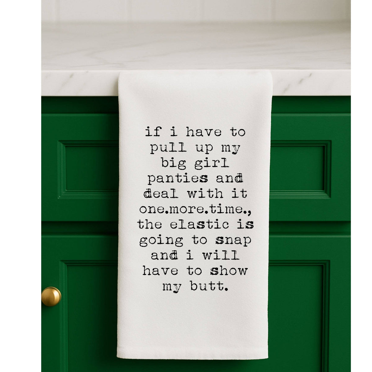 Big Girl Panties 2.0 Gift Towel funny friend gift flour sack