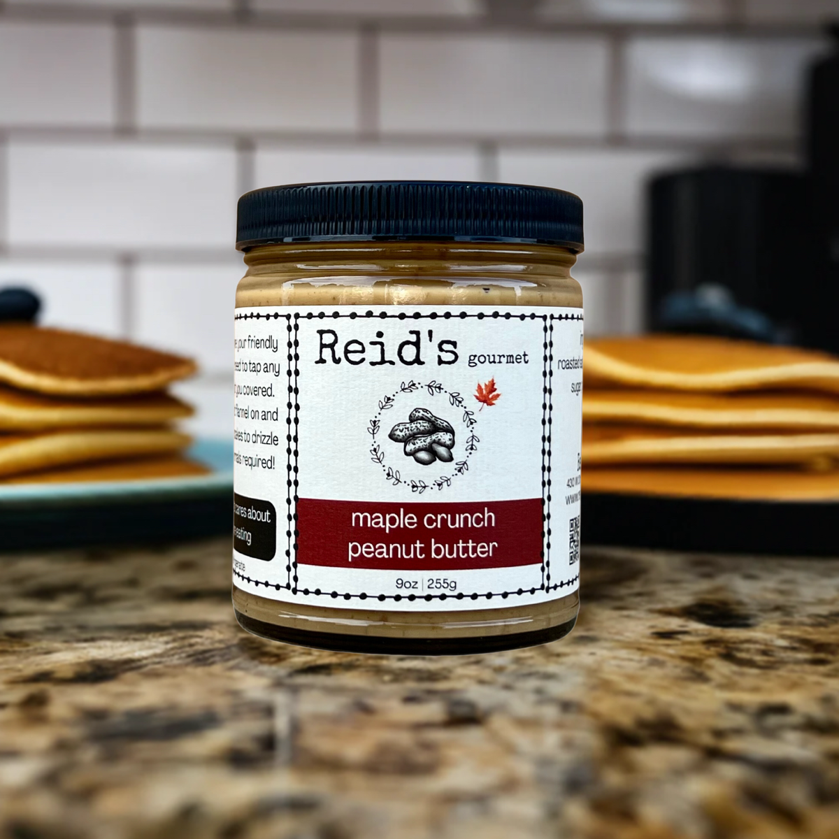 Maple Crunch Peanut Butter – 9oz Jar