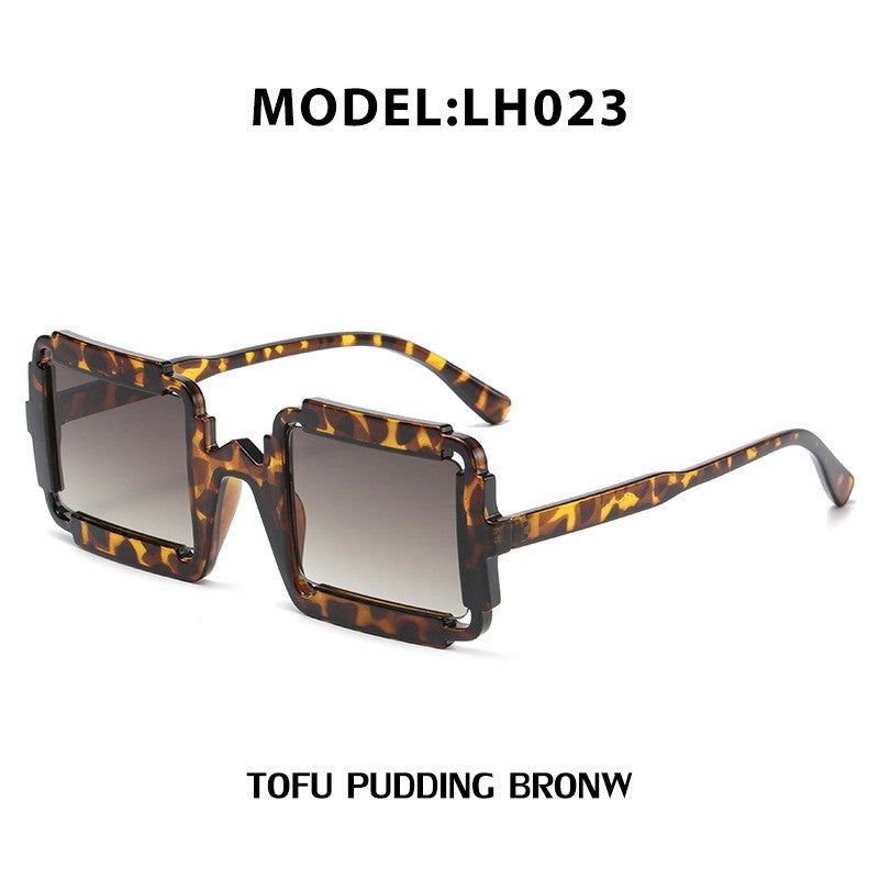 Fashionable Oversized Square Frame Sunglasses