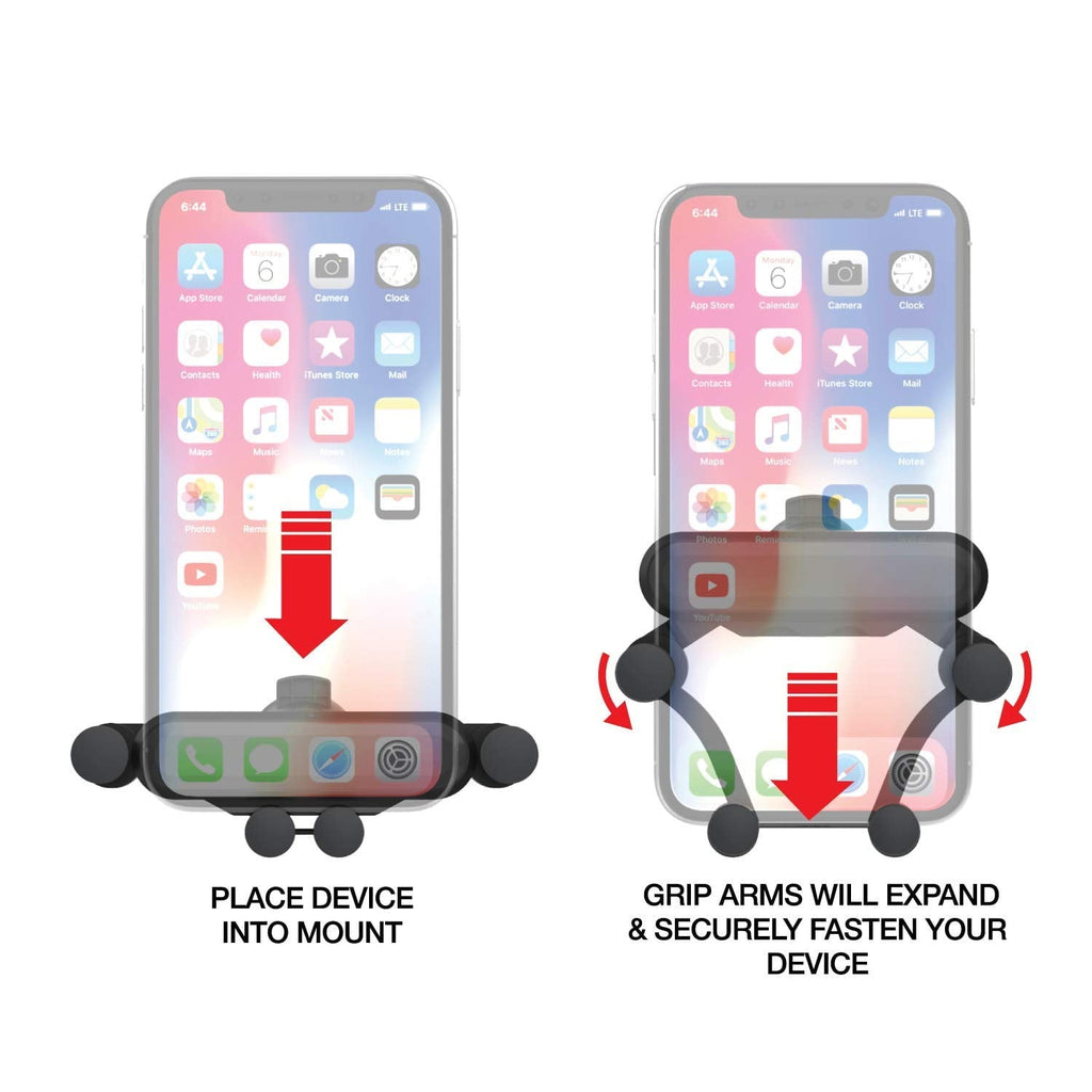 Bungee Auto-Retractable Gravity Vent Mount