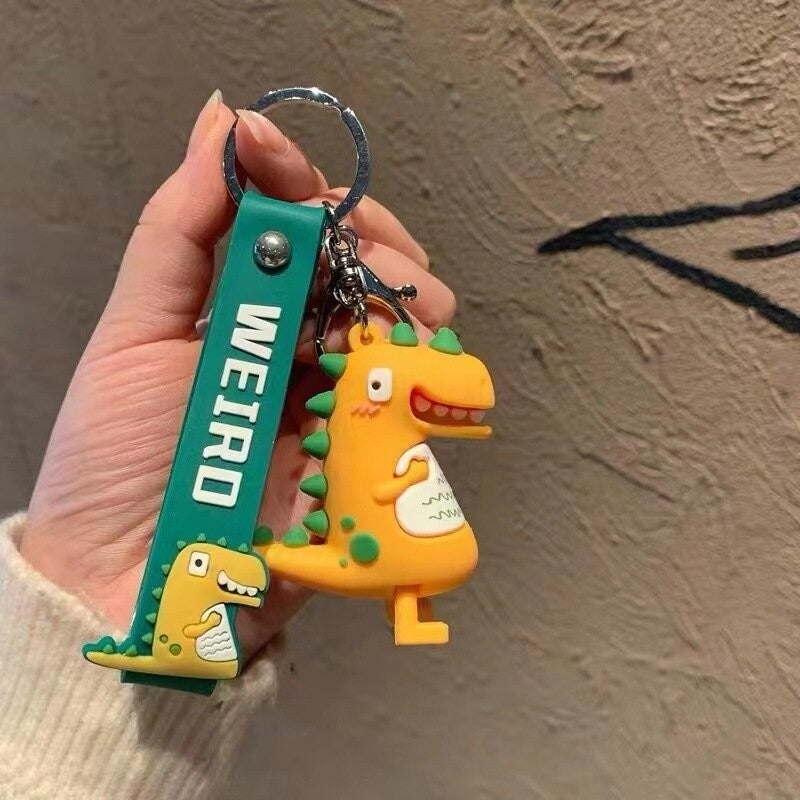 Creative Dinosaur Keychain Bag Charm - Trendy and Cute