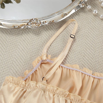 Long Sleeve Camisole and Shorts Lounge Set