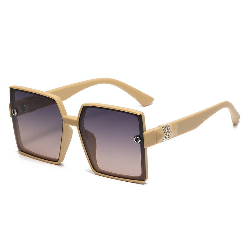 Fashion Square Frame Outdoor Sun Protection Polarized Sunglasses