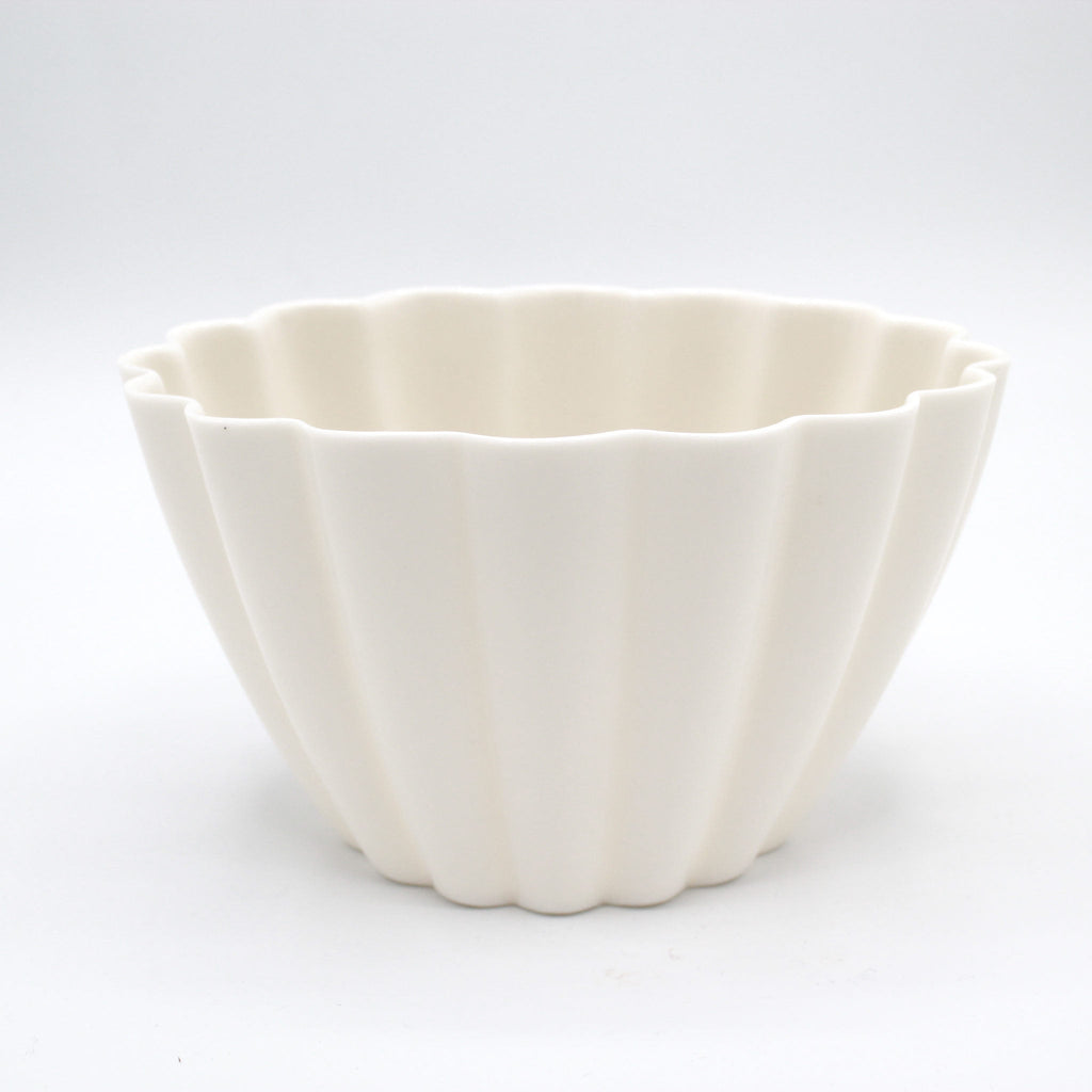 Elysian Fluted Porcelain Candle Holder