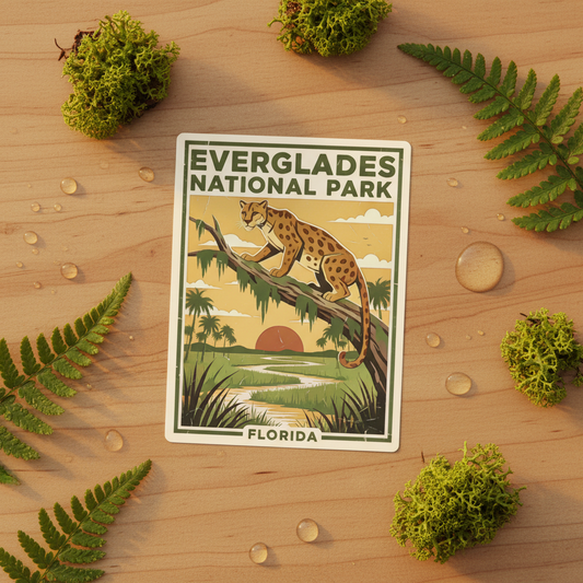 Everglades National Park Panther Sticker